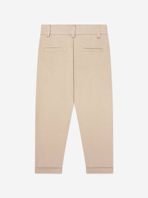 Trussardi Boys Bergil Trousers in Beige
