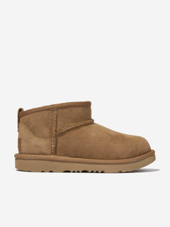 UGG Kids Classic Ultra Mini Boots in Chestnut