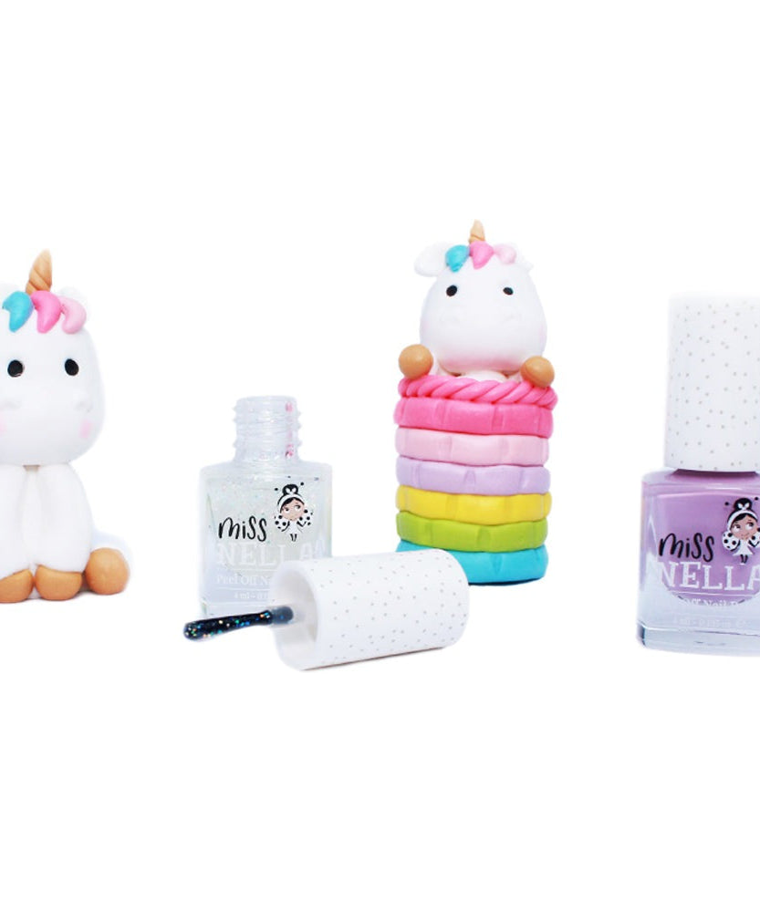 Miss Nella - Конфетти Облака: Блестящий Верхний Слой Съемный Лак для Ногтей