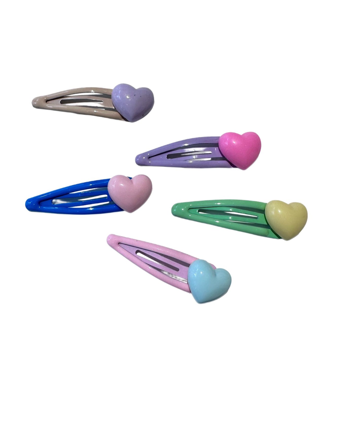 Dinossi - Renkli 5'li Klipsli Toka-Dinossi