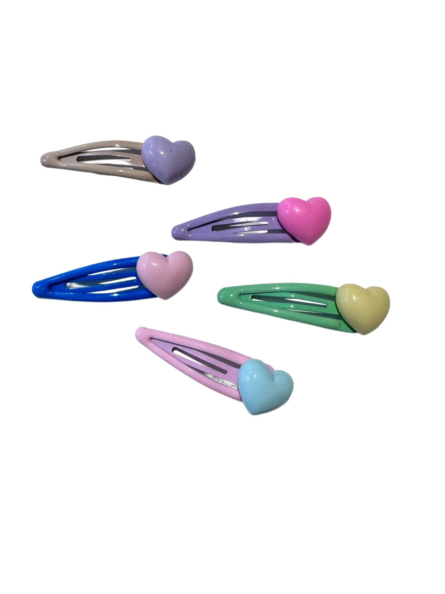 Dinossi - Renkli 5'li Klipsli Toka-Dinossi