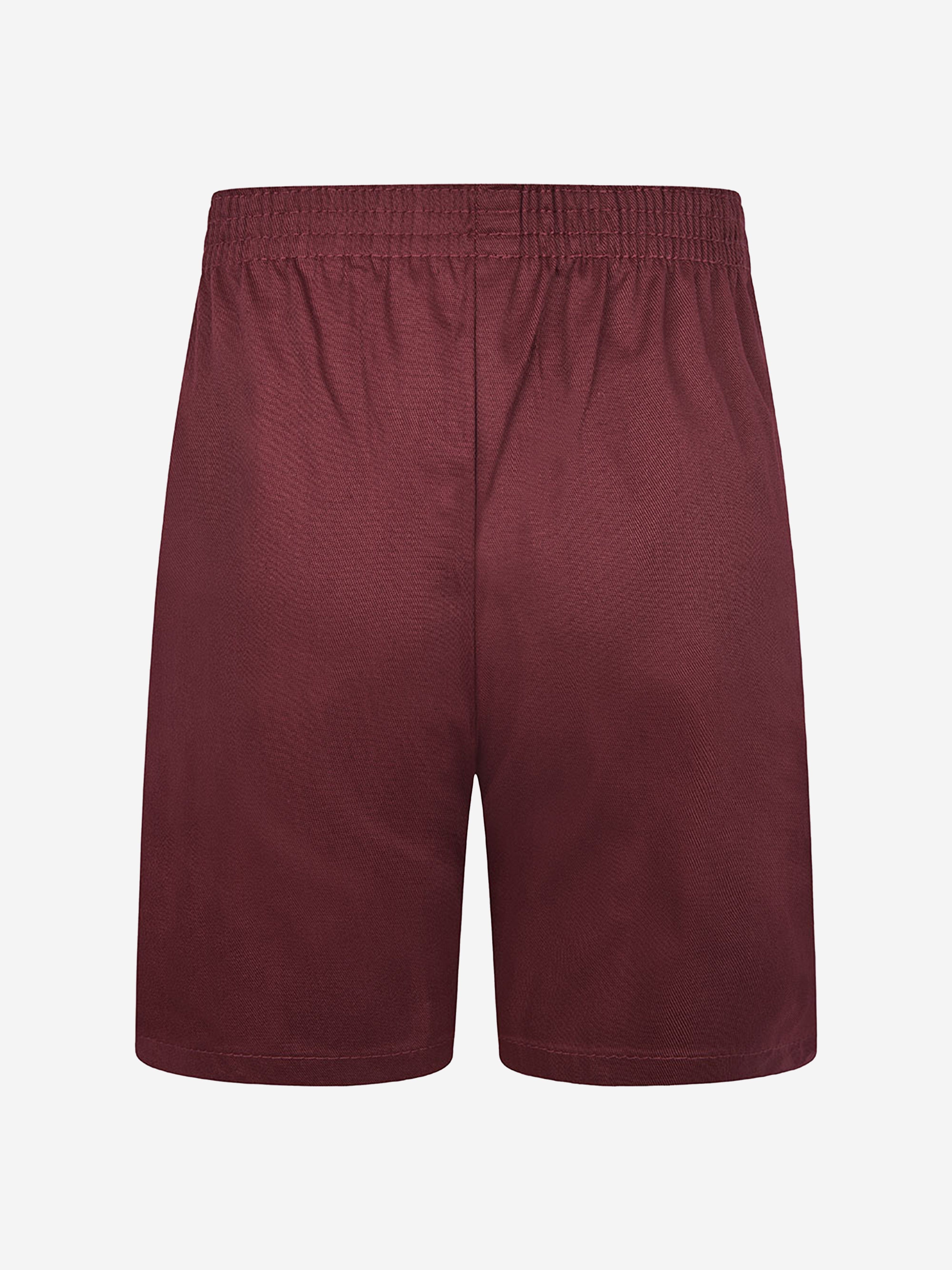 Zeco Kids School Polycotton PE Shorts in Maroon