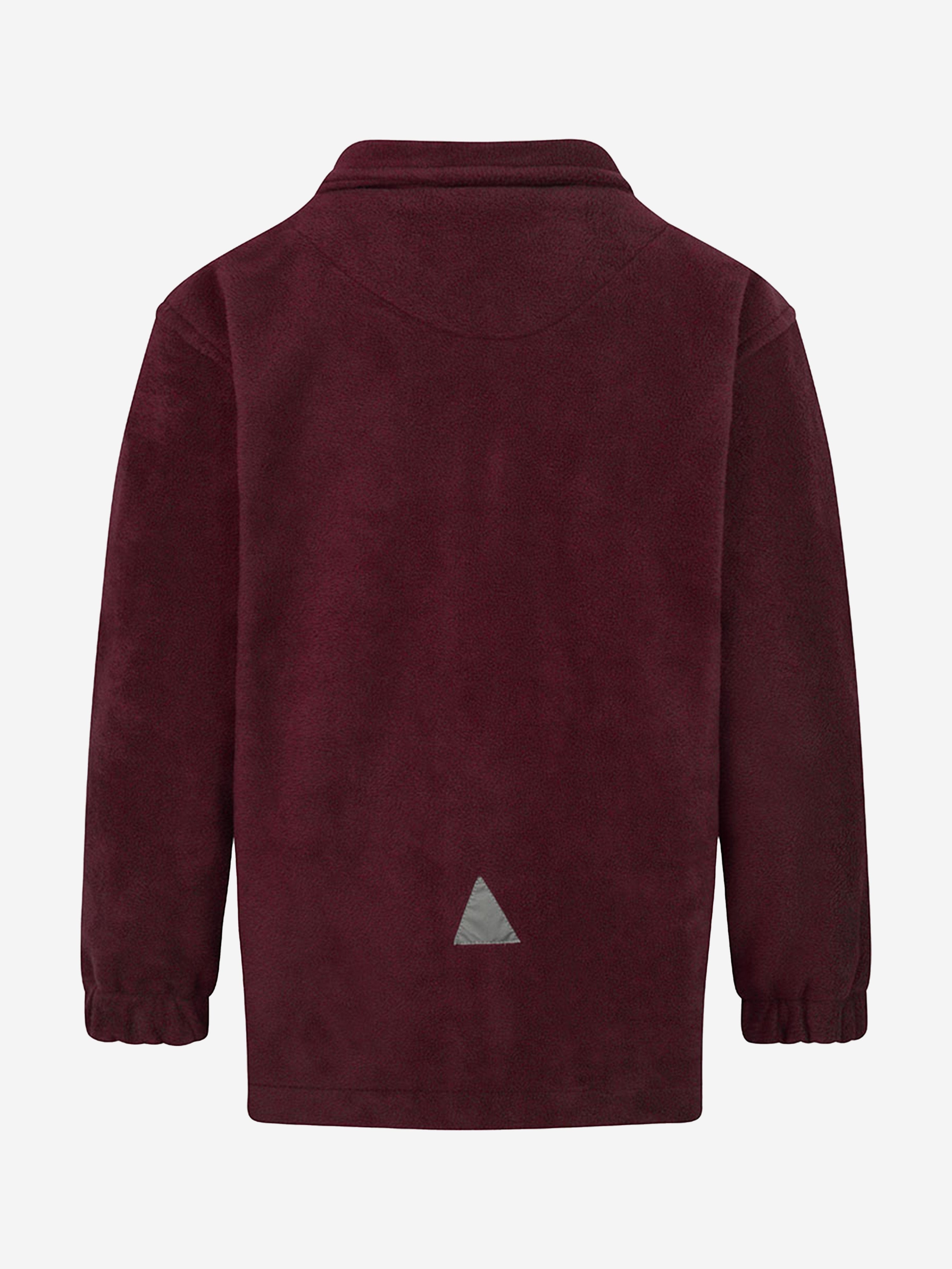 Zeco Kids School Polar Fleece Jacket in Maroon