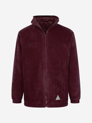 Zeco Kids School Reversible Fleece Jacket in Maroon