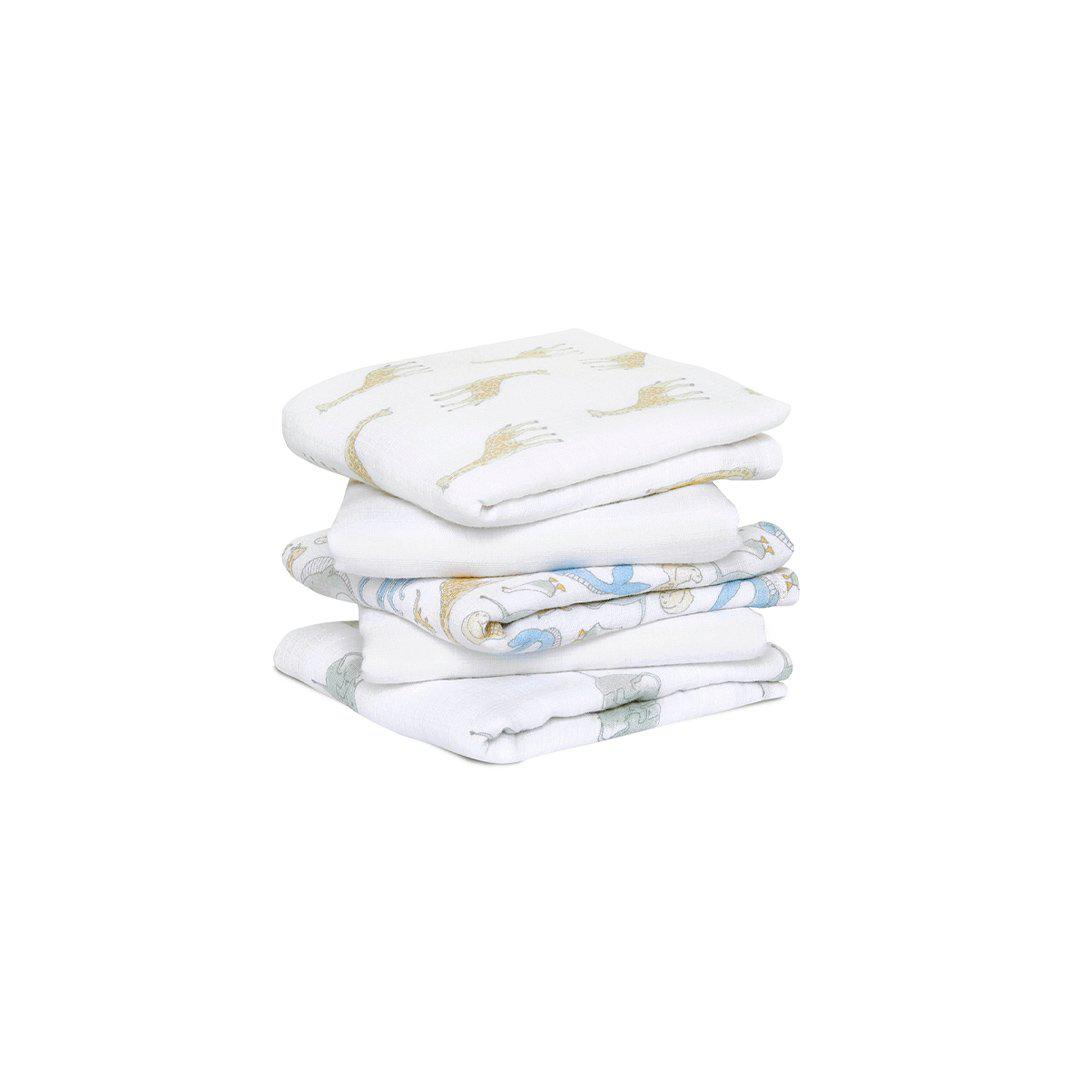 aden + anais Essentials Muslin Squares - Natural History - 5 Pack-Muslin Squares-Natural History- | Natural Baby Shower