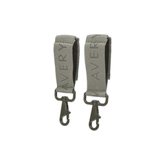 Avery Row Logo Pram Bag Clips - Olive Green-Stroller Clips-Olive Green- | Natural Baby Shower