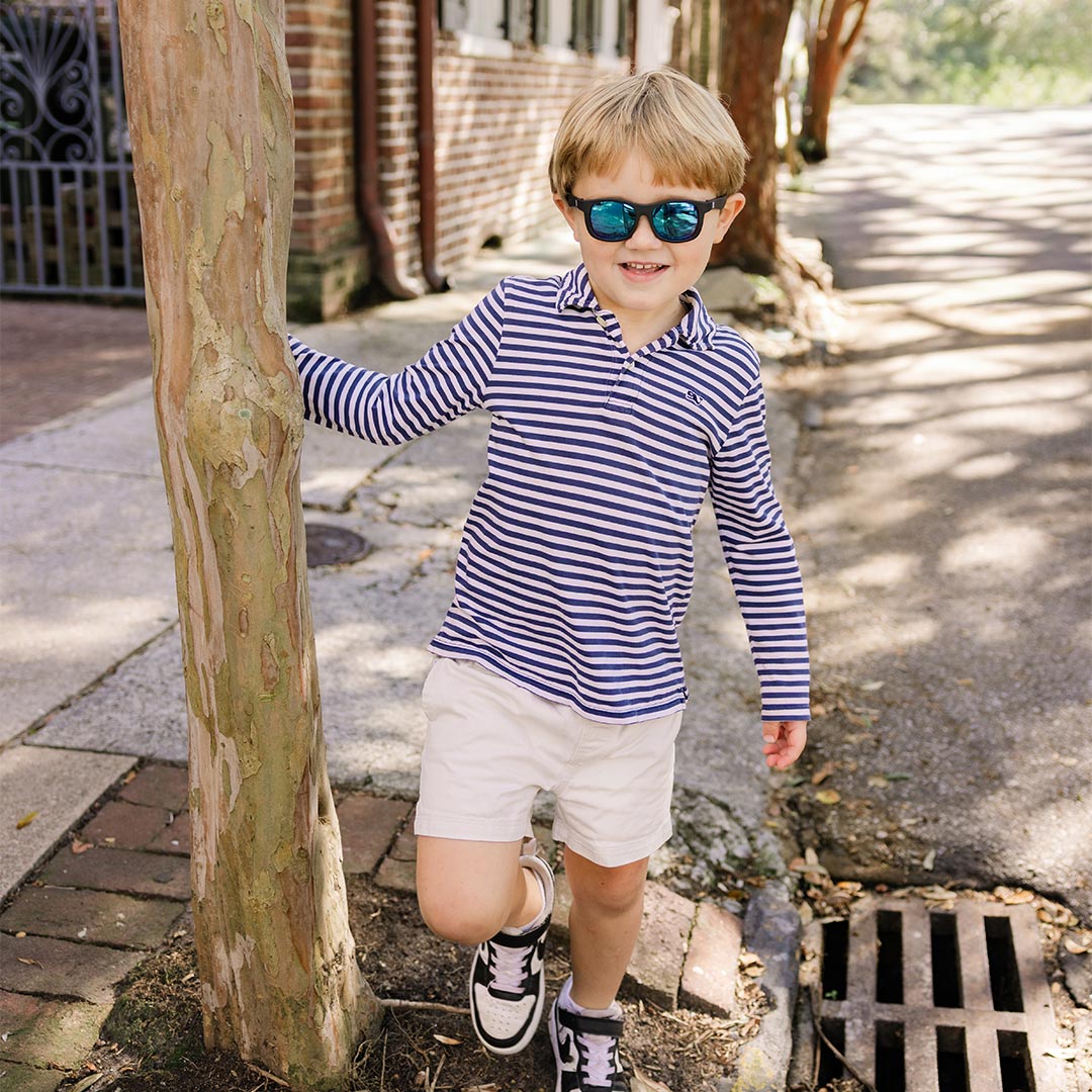 Babiators Polarised Navigator Sunglasses - Jet Black-Sunglasses-Jet Black-0-2y (Junior) | Natural Baby Shower