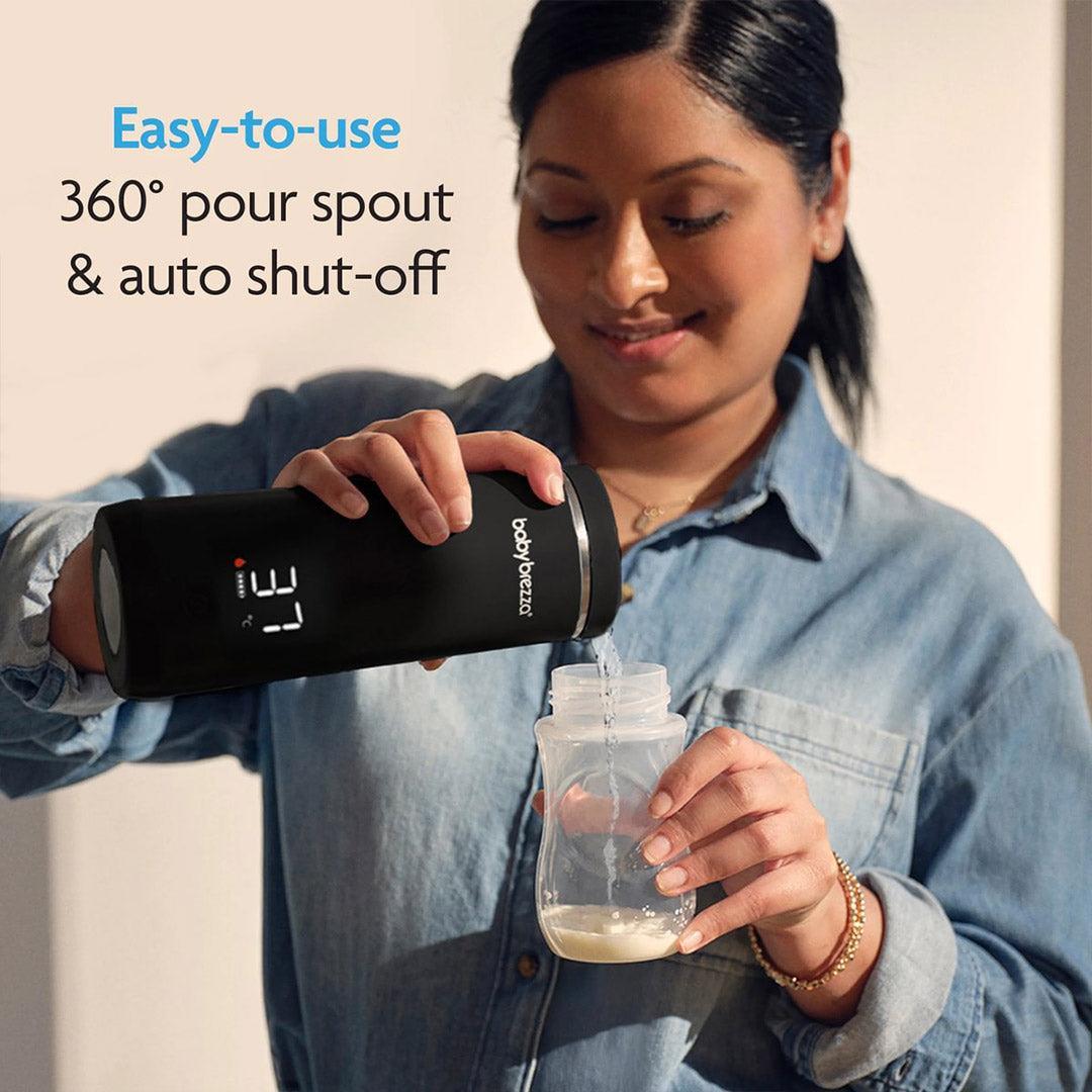 Baby Brezza Superfast Portable Bottle Warmer - Black-Bottle Warmers-Black- | Natural Baby Shower