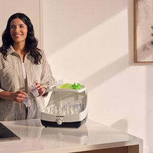 Baby Brezza Superfast Steriliser Dryer - Black & White-Sterilisers-Black & White- | Natural Baby Shower