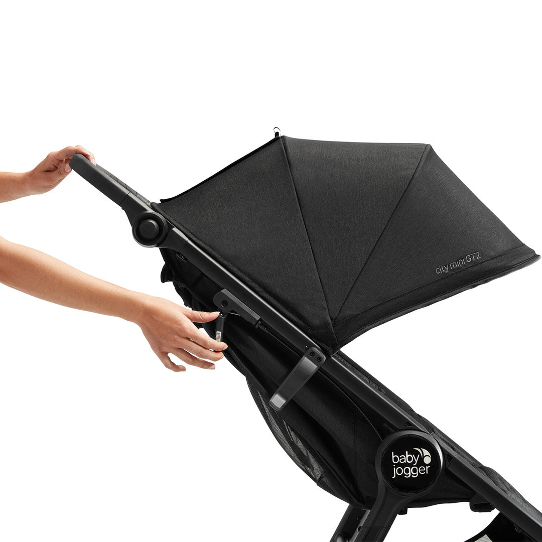 Baby Jogger City Mini GT2 Stroller - Opulent Black-Strollers-Opulent Black- | Natural Baby Shower