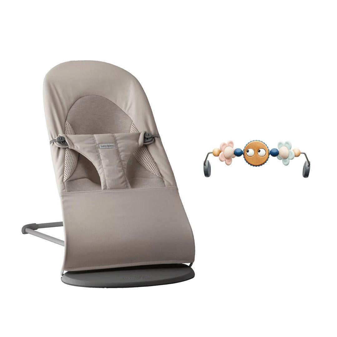 BabyBjorn Balance Soft Tri-Fabric - Sand Gray-Baby Bouncers-Sand Gray-One Size | Natural Baby Shower