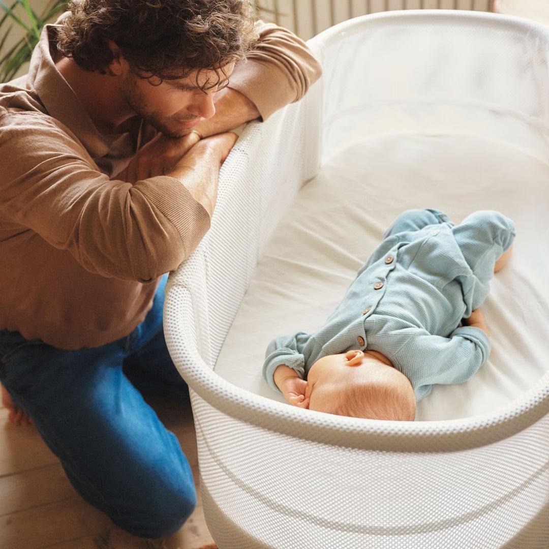 BabyBjörn Baby Crib - White-Cribs-White-Crib | Natural Baby Shower