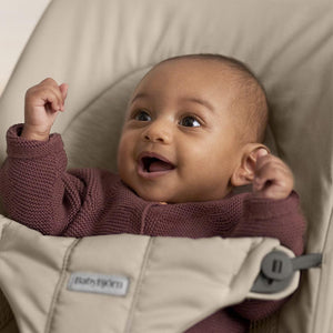 BabyBjorn Balance Soft Tri-Fabric - Sand Gray-Baby Bouncers-Sand Gray-One Size | Natural Baby Shower