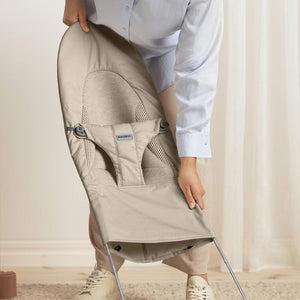 BabyBjorn Balance Soft Tri-Fabric - Sand Gray-Baby Bouncers-Sand Gray-One Size | Natural Baby Shower