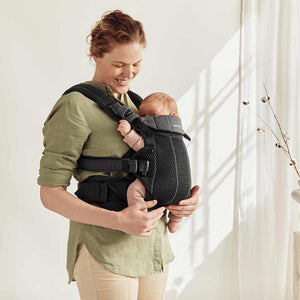 BabyBjörn Harmony 3D Mesh/Jersey Baby Carrier - Black-Baby Carriers- | Natural Baby Shower