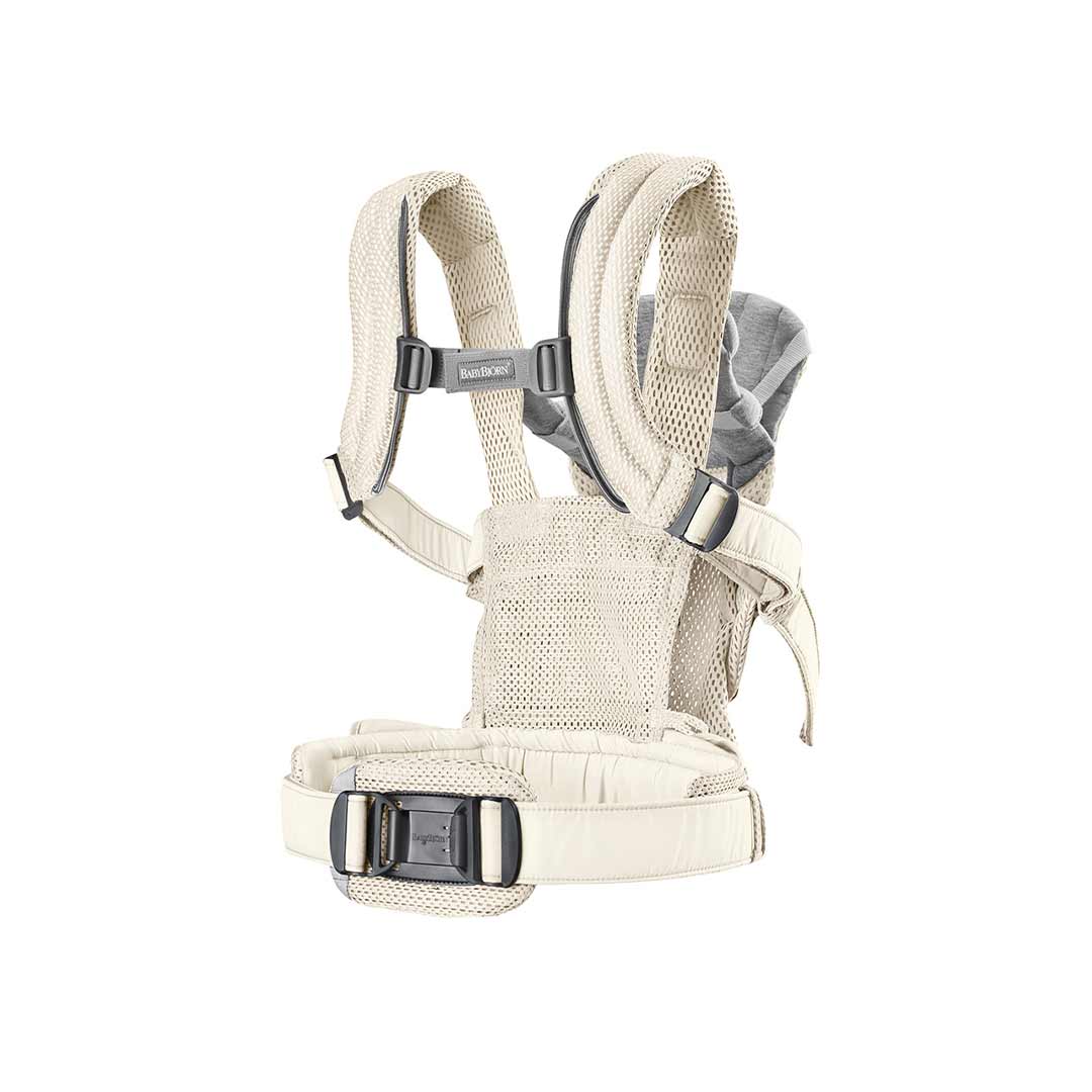 BabyBjörn Harmony 3D Mesh/Jersey Baby Carrier - Cream-Baby Carriers- | Natural Baby Shower
