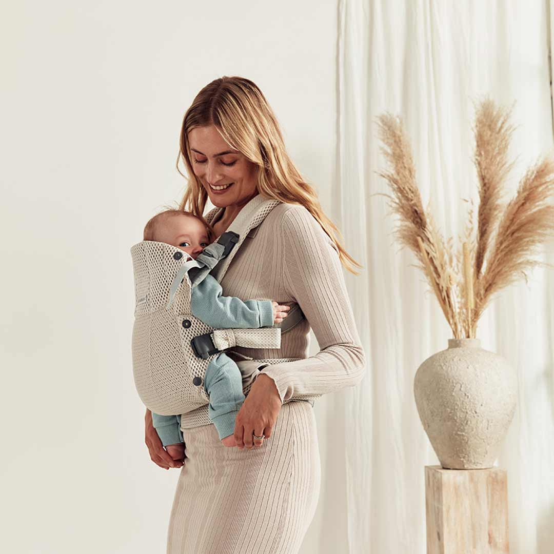 BabyBjörn Harmony 3D Mesh/Jersey Baby Carrier - Cream-Baby Carriers- | Natural Baby Shower