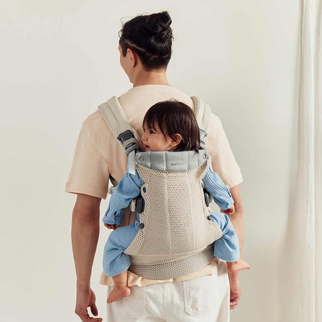 BabyBjörn Harmony 3D Mesh/Jersey Baby Carrier - Cream-Baby Carriers- | Natural Baby Shower