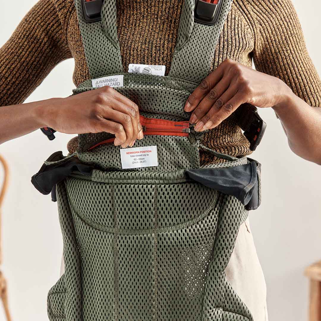 BabyBjörn Harmony Baby Carrier - Dark Green - 3D Mesh-Baby Carriers-Dark Green-3D Mesh | Natural Baby Shower