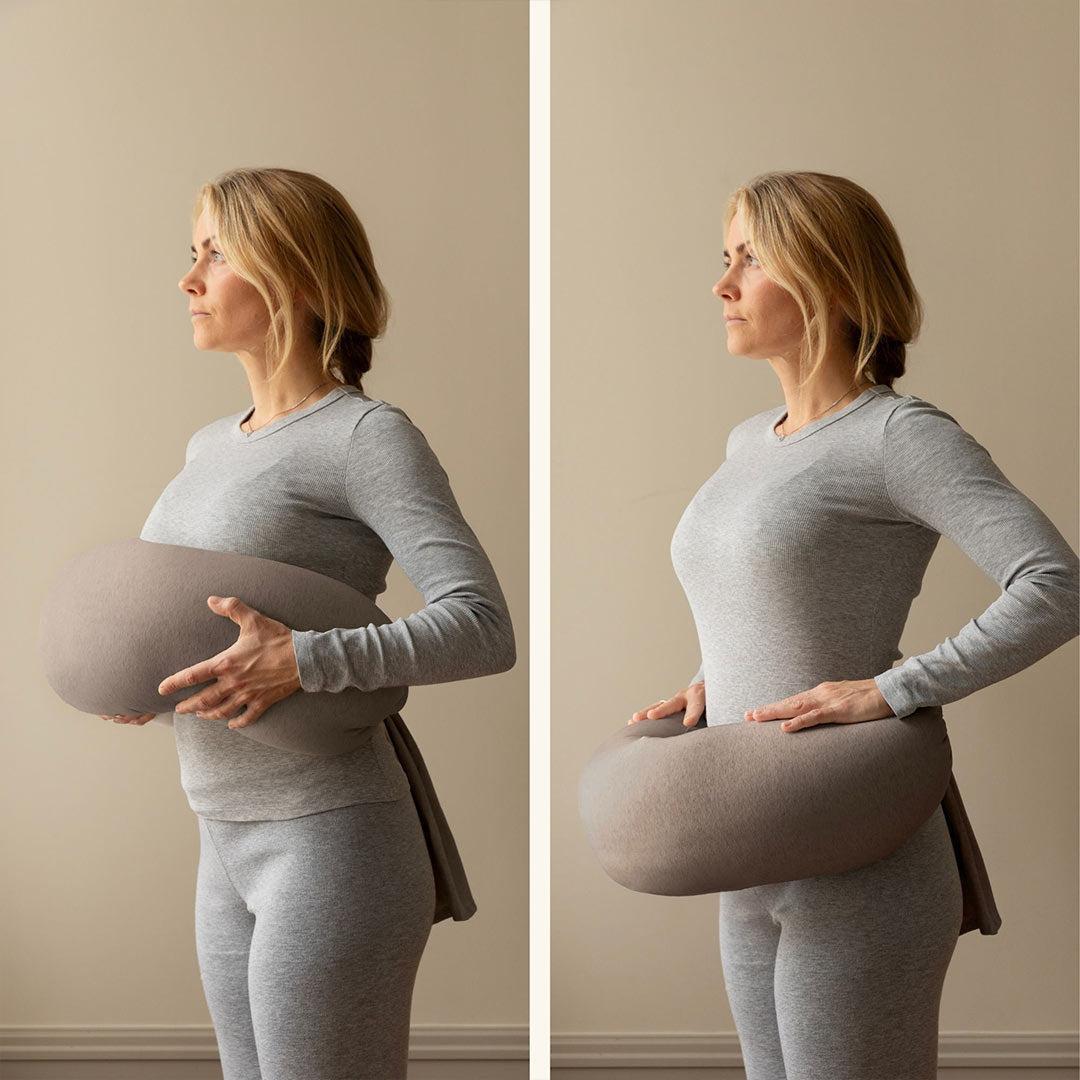 bbhugme Nursing Pillow - Hazel Brown-Nursing Pillows-Hazel Brown- | Natural Baby Shower