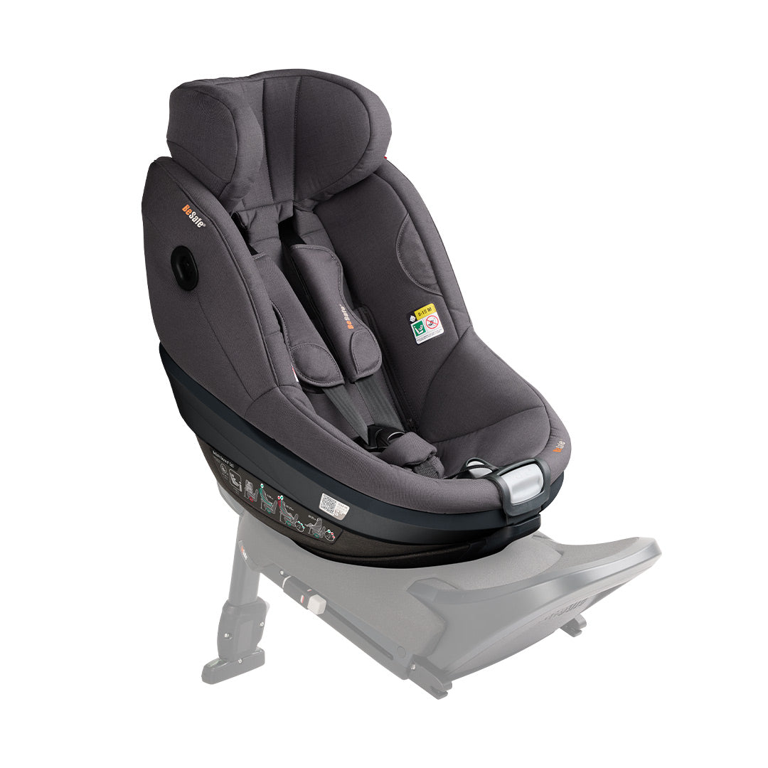 BeSafe Beyond 2 360 Car Seat - Dark Grey Mélange-Car Seats-Dark Grey Mélange- | Natural Baby Shower