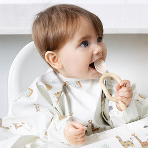 Bibado Bamboo Weaning Bundle - Fawn-Bibs-Fawn-One Size | Natural Baby Shower