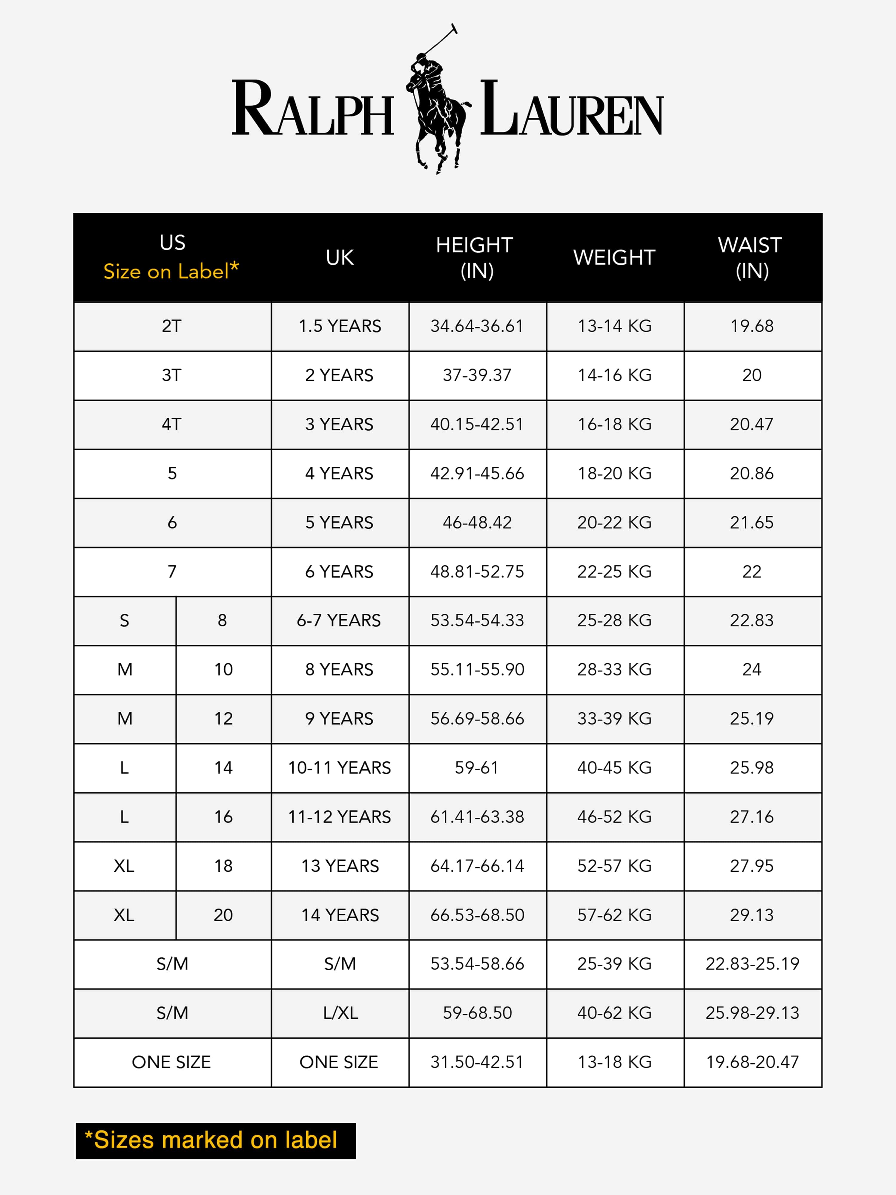 Ralph Lauren Boys Logo T-Shirt in Black