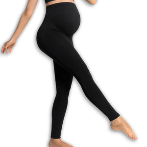 Carriwell Maternity Support Leggings - Black-Maternity Leggings-Black-S | Natural Baby Shower