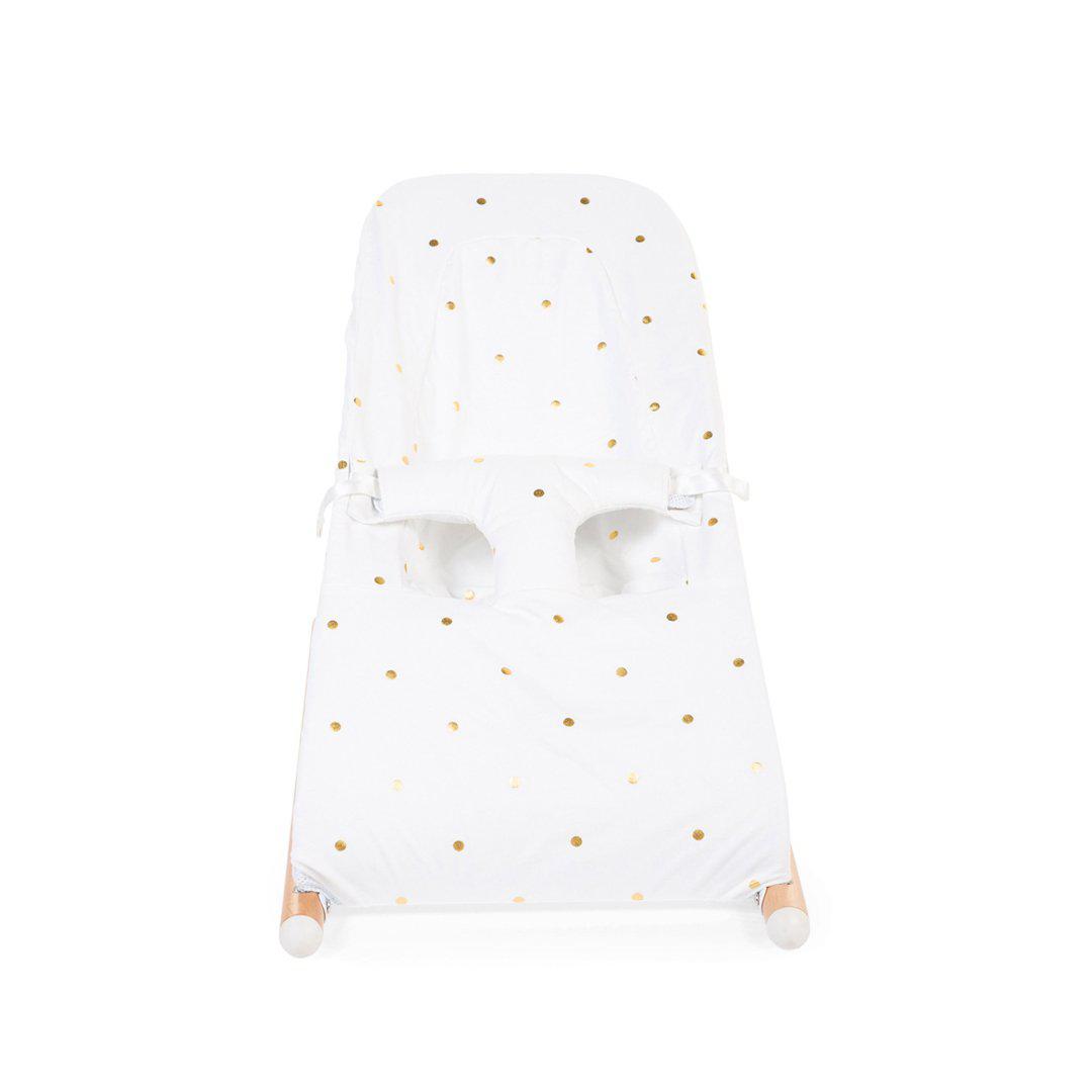 Outlet - Childhome Evolux Bouncer Cover - Gold Dots-Baby Bouncer Seat Covers- | Natural Baby Shower