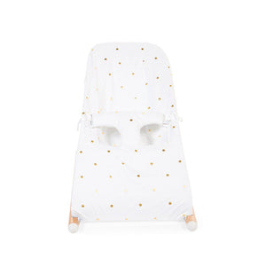 Outlet - Childhome Evolux Bouncer Cover - Gold Dots-Baby Bouncer Seat Covers- | Natural Baby Shower