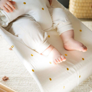 Outlet - Childhome Evolux Bouncer Cover - Gold Dots-Baby Bouncer Seat Covers- | Natural Baby Shower