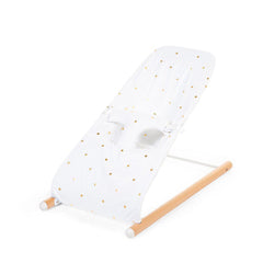 Outlet - Childhome Evolux Bouncer Cover - Gold Dots-Baby Bouncer Seat Covers- | Natural Baby Shower