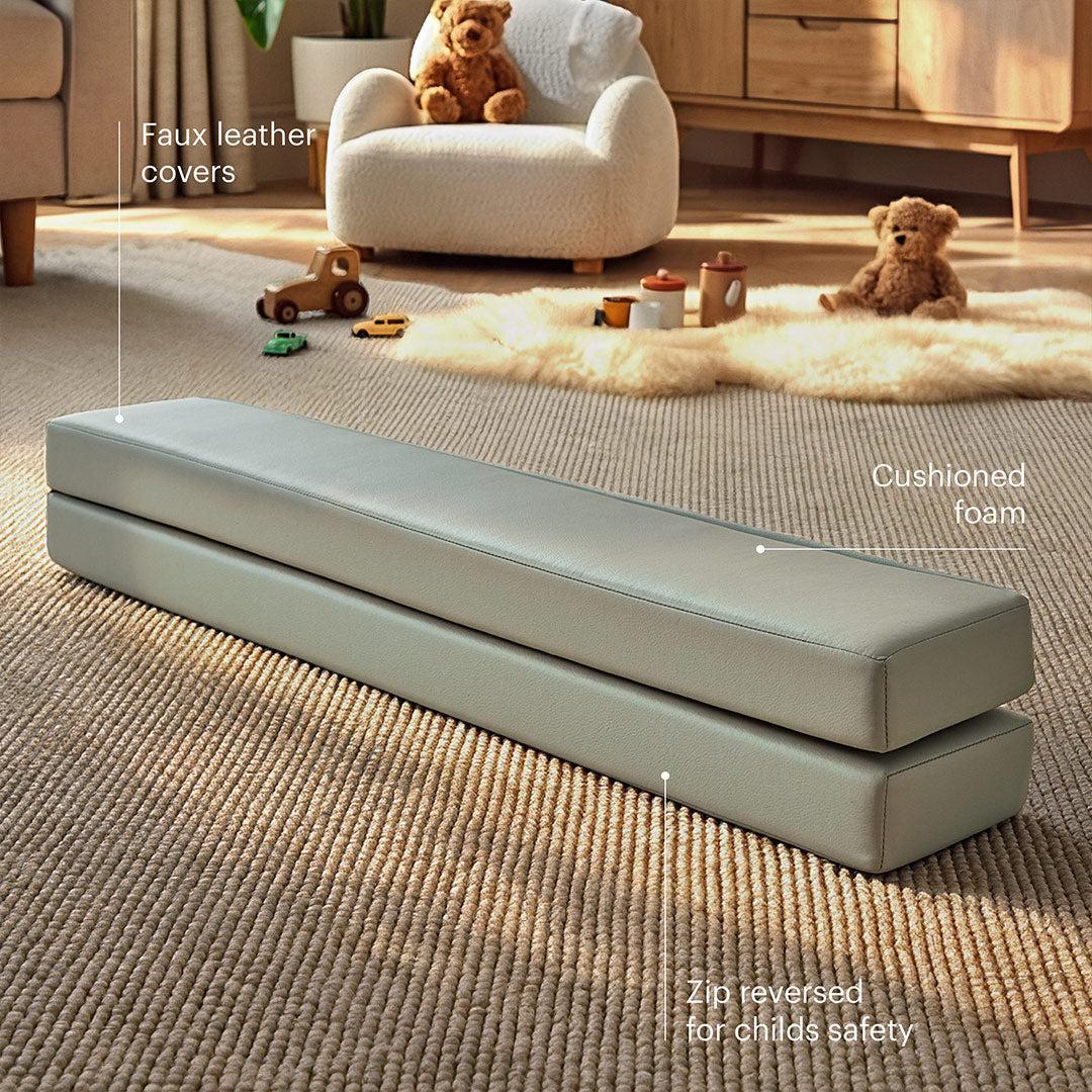 CuddleCo Balance Beam - Sea Salt-Climbing Frames-Sea Salt- | Natural Baby Shower