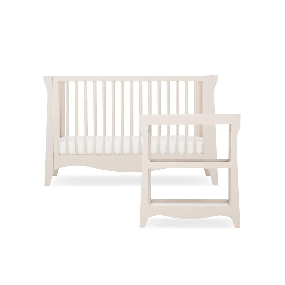CuddleCo Clara Mini 2 Piece Nursery Furniture Set - Cashmere-Nursery Sets-Cashmere-One Size | Natural Baby Shower