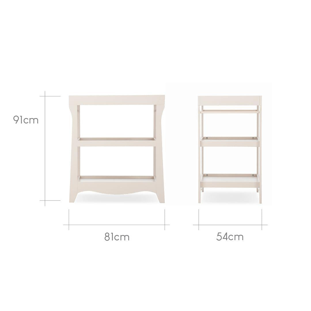 CuddleCo Clara Mini 2 Piece Nursery Furniture Set - Cashmere-Nursery Sets-Cashmere-One Size | Natural Baby Shower