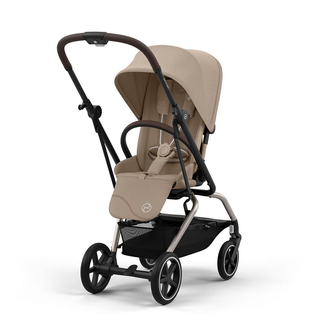 Outlet - CYBEX Eezy S Twist+ 2 Pushchair - Almond Beige-Strollers-Almond Beige- | Natural Baby Shower