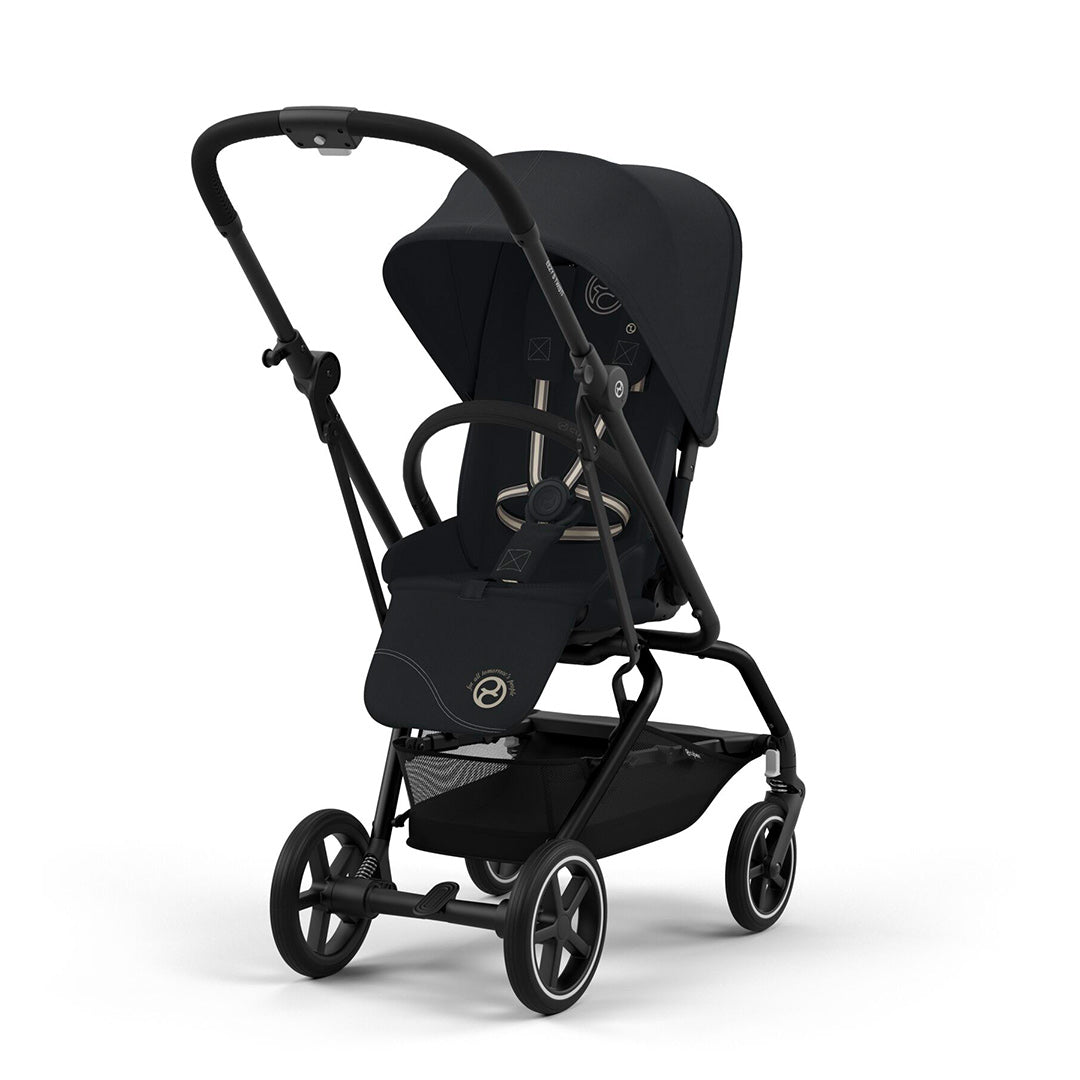 CYBEX Eezy S Twist+ 2 Pushchair - Magic Black-Strollers-Magic Black- | Natural Baby Shower
