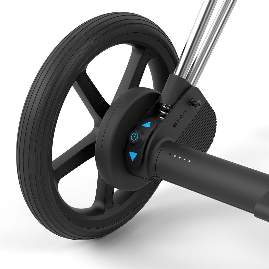 CYBEX e-Priam Pushchair - Leaf Green-Strollers-Leaf Green/Chrome & Black-No Carrycot | Natural Baby Shower