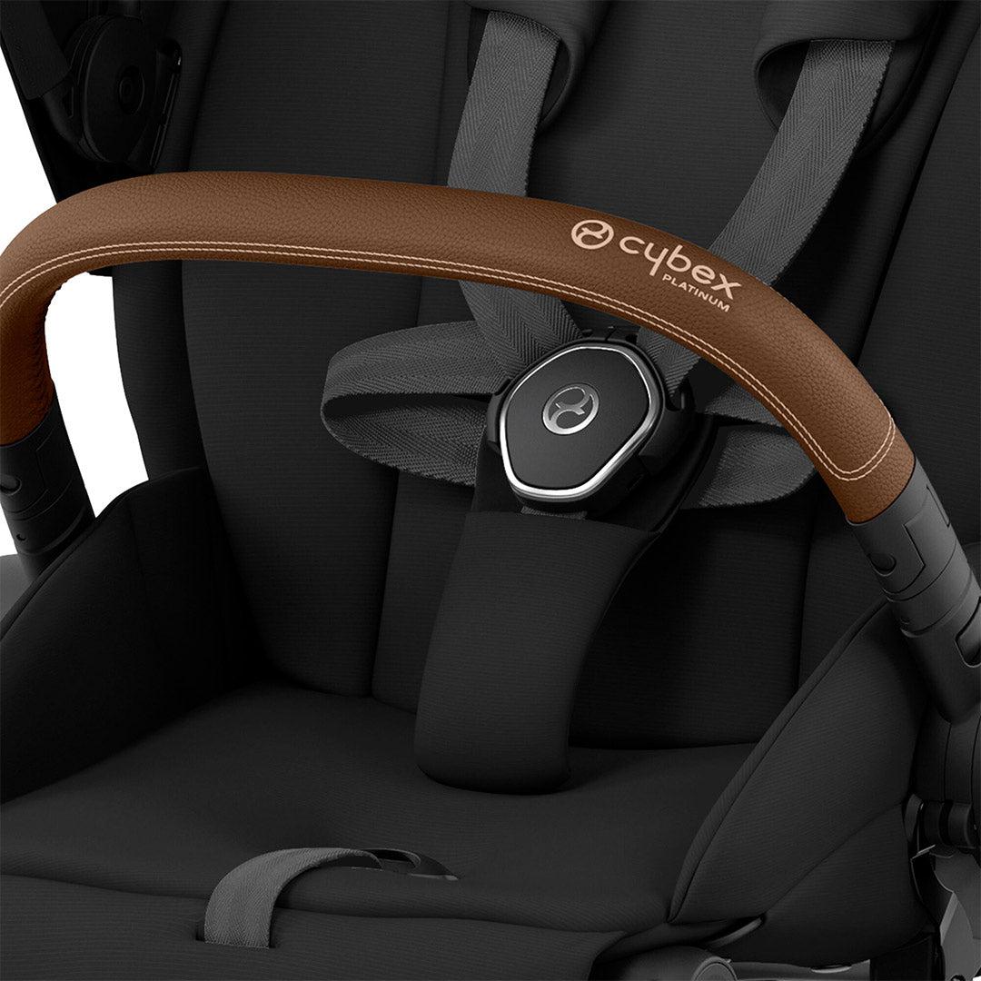 CYBEX e-Priam Pushchair - Sepia Black-Strollers-Sepia Black/Chrome & Black-No Carrycot | Natural Baby Shower