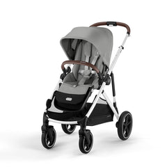 CYBEX Gazelle S Pushchair - Stone Grey - Silver-Strollers-Stone Grey-Silver | Natural Baby Shower