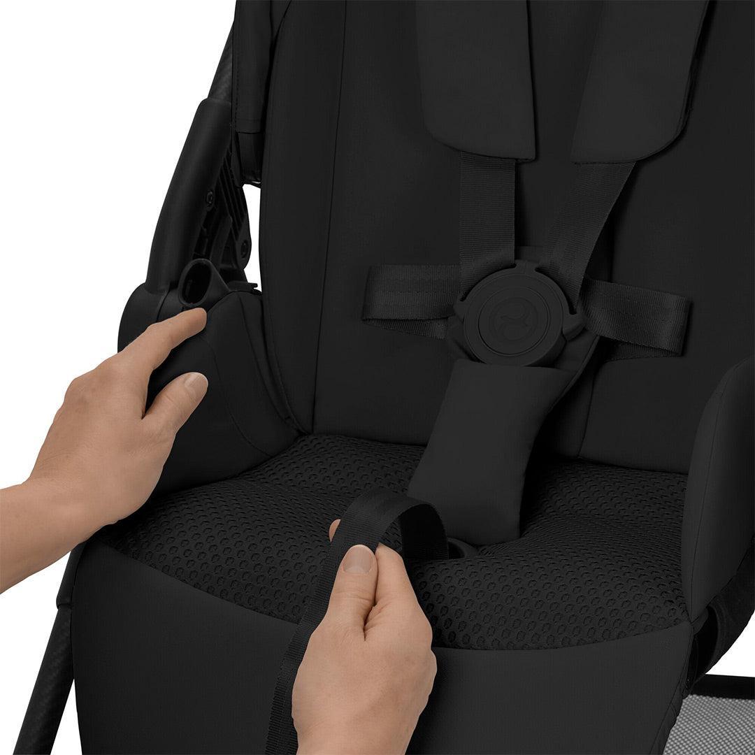 CYBEX Melio Carbon Pushchair - Magic Black-Strollers-Magic Black- | Natural Baby Shower