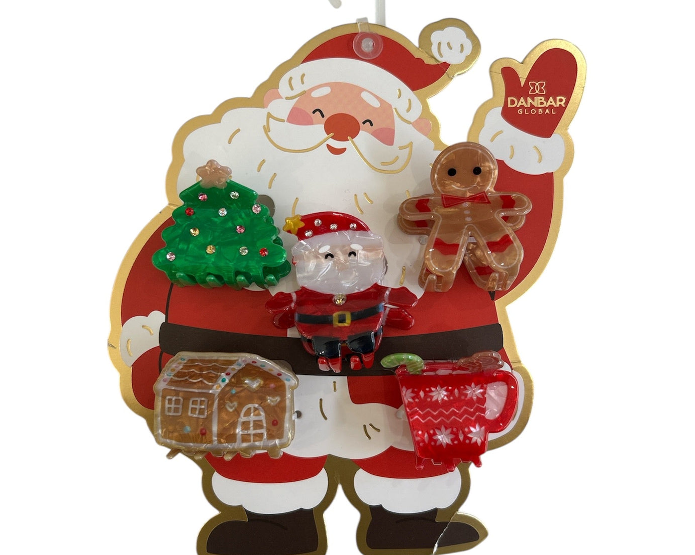 Dinossi - Набор из 5 детских заколок для Рождества и Нового года