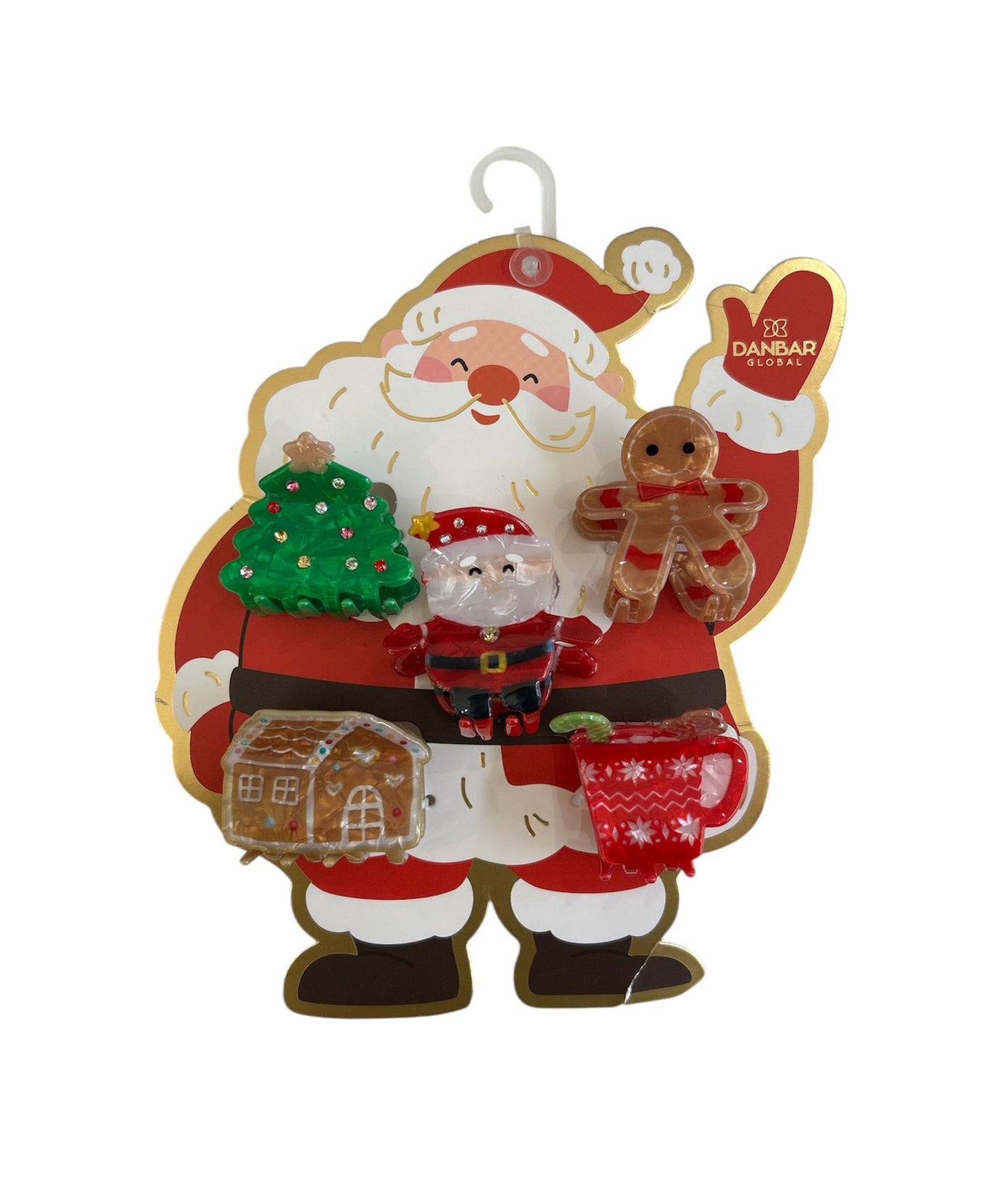 Dinossi - Набор из 5 детских заколок для Рождества и Нового года