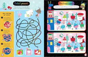 Dinossi - Scratch and Sparkle: англоязычная рождественская книга с заданиями