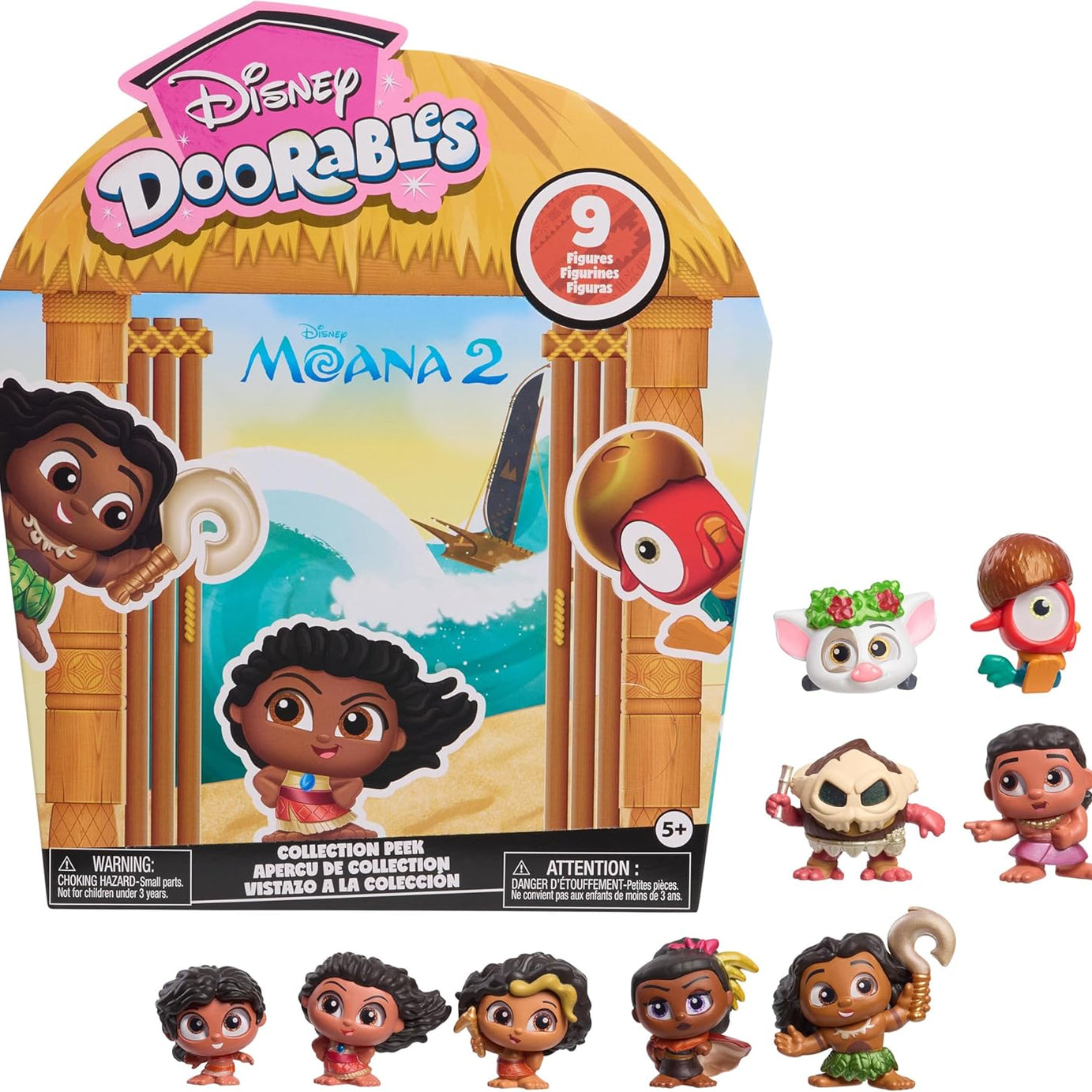 Disney - Коллекционные фигурки-игрушки Disney Doorables Моана 2