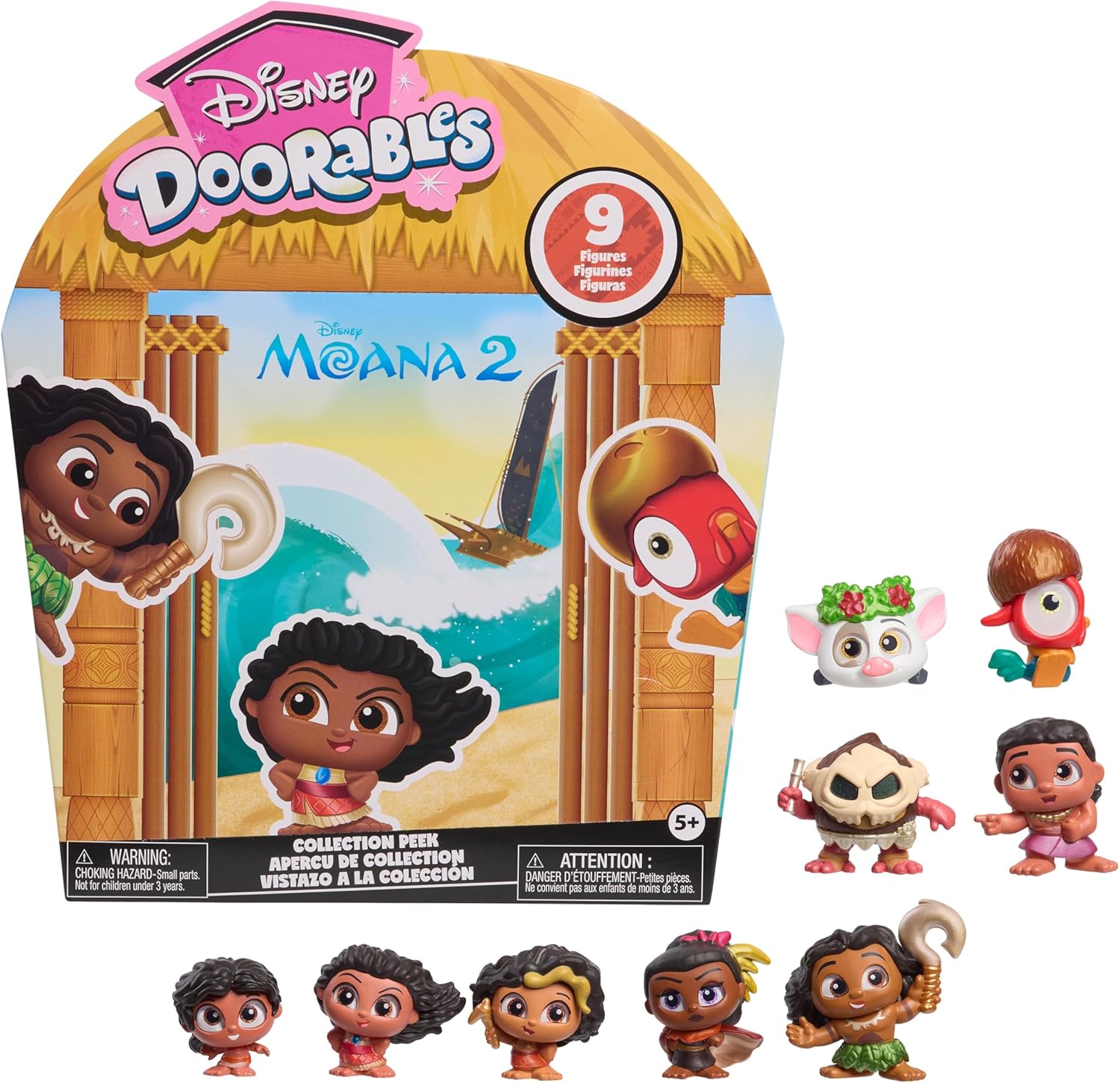 Disney - Коллекционные фигурки-игрушки Disney Doorables Моана 2