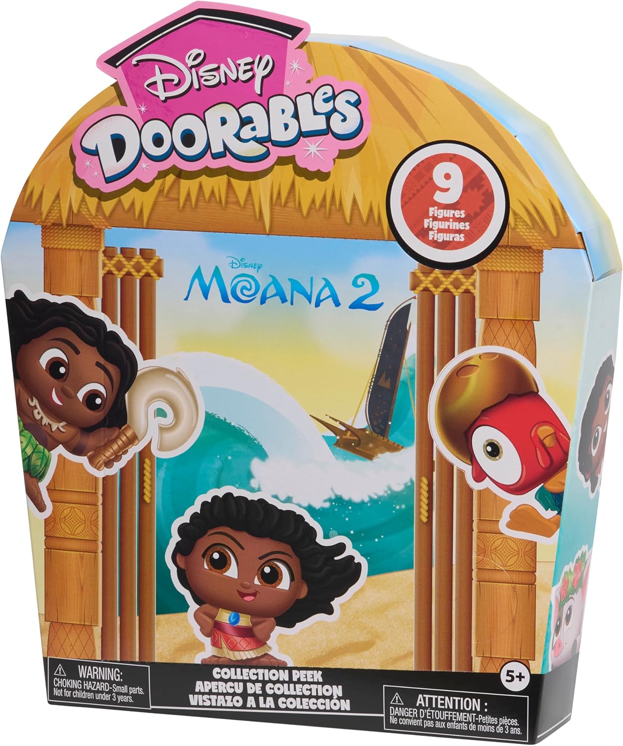 Disney - Коллекционные фигурки-игрушки Disney Doorables Моана 2