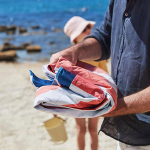 Dock & Bay Picnic Blanket - Sand to Sea-Blankets-Sand to Sea-Large | Natural Baby Shower