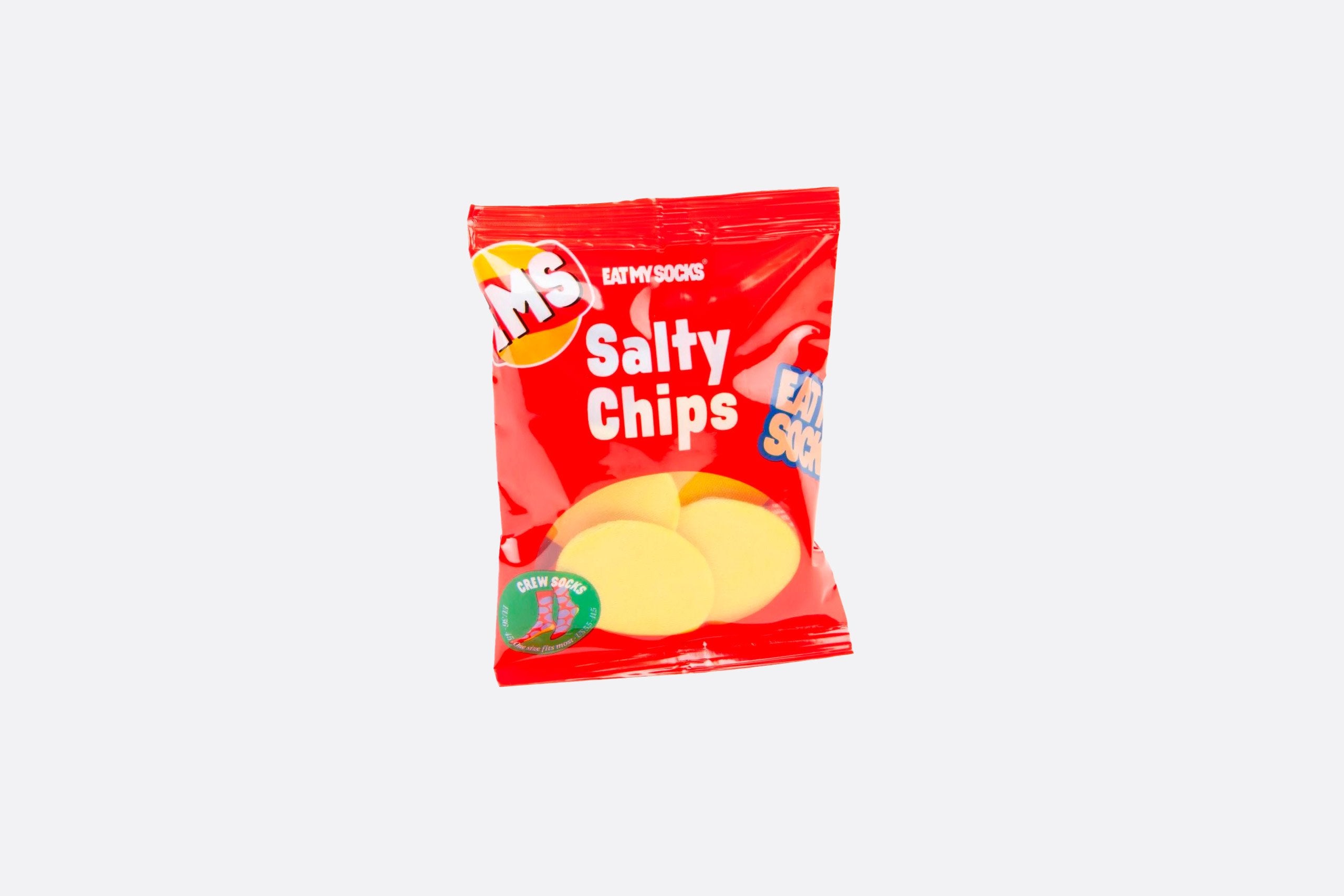 Eat My Socks - Yetişkin Tuzlu Cipsler Çorap - Dinossi
