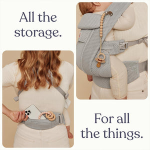 Ergobaby Omni Deluxe Cotton - Onyx Black-Baby Carriers-Onyx Black- | Natural Baby Shower